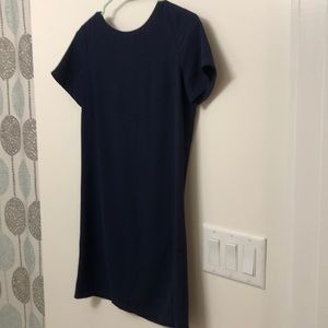 Lulus navy mini shift dress (XS). Also in mauve